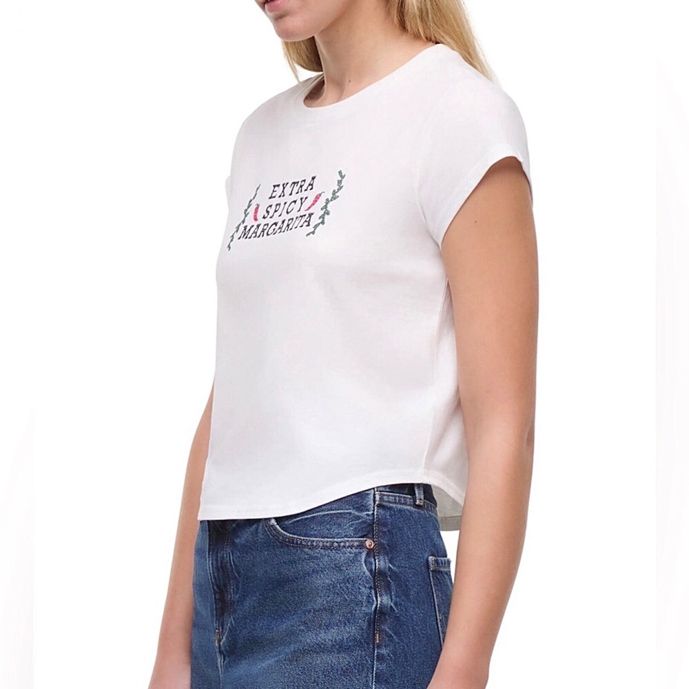 Wildfox "Extra Spicy Margarita" Graphic Tee - Picture 2 of 8